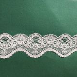 Elegant Flower Design Trimming Lace Spandex Fabric