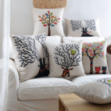 Expensive Cotton Linen Round Chair Cushions for Sofas Decorating
