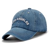 Custom Embroidery Cap Burshed Cotton Promotional Sports Embroidery Jeans Baseball Cap