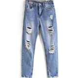 New Jeans Women Ripped Loose Fashion Trousers Denim Jeans