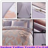 100% Polyester Satin Jacquard Bed Sheet