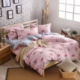 Home Textile Cotton Satin Fabric Duvet Cover Set