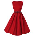 2017 Manufacturer Latest Evening Party Prom Red Dress for Woman