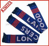 Double Layer Acrylic Jacquard Team Football Scarf