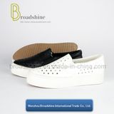 Breathable PU Slip-on Platform Footwear for Girls and Ladies