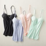 Ladies Leisure Wear Vest Tank Top Women Adjustable Padded Camisole