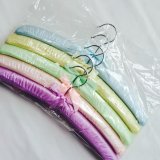 Supplying All Kinds of Colors Satin Padded Clothing Hangers