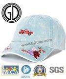 OEM Fashion Promotional Denim Jeans Embroidered Dad Hat Baseball Cap