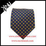 Jacquard Woven 100% Silk Floral Tie for Men