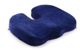 Memory Foam Seat Cushion with Anti-Slip Bottom, Tailbone and Sciatica Pain Relief