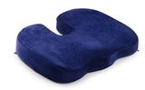 Memory Foam Seat Cushion with Anti-Slip Bottom, Tailbone and Sciatica Pain Relief