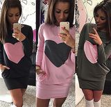 Wholesale Latest Lady 3 Colors Sexy Long Sleeve Plus Size Fancy Dress