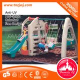Plastic Children Swing Slide Outdoor Playground