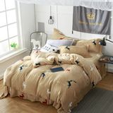 Wholesale Cheap Printed Flannel Fleece Sheet Set for Sale