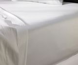 Deluxe 100% Cotton Satin Fitted Sheet for Star Hotel and Home (DPFB8053)
