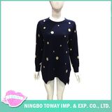 Ladies Knitted Chunky Wooly Sweaters Womens Cable Cardigan