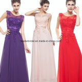 Blue Pink Chiffon Party Prom Gown Evening Dress Ez01