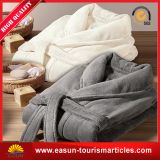 Extra Long Solid Color Hotel Velour Cotton Bathrobe