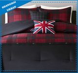 UK Flag Design Printed Microfiber Bed Linen