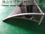 Factory Direct Awning with PC Solid Board Hollow Sheet Profile and Carton Easy Installation