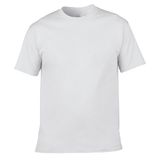 100% Cotton Plain White O-Neck Mens T Shirt