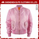 2018 New Arrival Fashion Clothes Winter Pink Bomber Jacket (ELTWBJI-7)