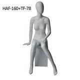 Fiberglass Female Mannequin with Egg Head