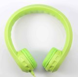 Green EVA Limited-Volume Wired Kids Headphones with Padded Cushions (OG-K100)