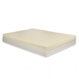 SPA Sensations Memory Foam Mattress Topper in White Zip Cover Wholesale