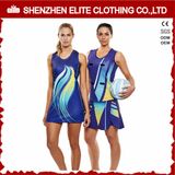 OEM Service Female Tight Sublimation Printing Netball Dress (ELTNBJ-153)