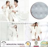 New Fashion 100% Cotton High Quality Super Soft Bathrobe with Embrodiery Logo Df-8819