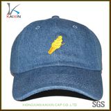 Custom Baseball Denim Dad Hat Cap Unstructured Men Hats