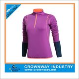 Custom Long Sleeve Running Wear Tops Ladies Sports Tops Design