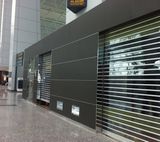 Transparent Full Vision Commercial Roller Shutter Door for Shop Front