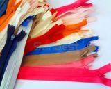 Colorful 100% Nylon Invisible Zipper for Home Textiles