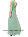 Long Evening Gowns Flowers Shoulder Padded Large Size Flower Chiffon