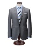 Custom Full Canvas Men's 100% Wool Suit