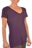 Women V Neck Short Sleeve Bamboo T Shirt T-Shirts