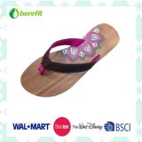 Women's Beach Slippers with PU Straps and EVA Sole