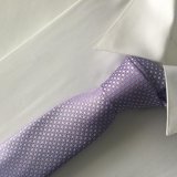 New Design Fashionable Diamond Style Woven Silk Neckties