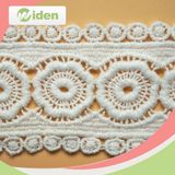 Water Soluble Embroidery Circles Sequin Chemical Lace for Wedding Dress