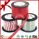Red Dotted Halloween Decoration Ribbon