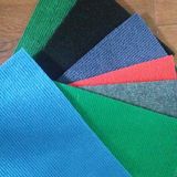 Ribbed Style 100% Polyester Material Exhibition Carpet