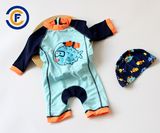 New Design Cartoon Printed Boy Swimwear