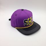 Wholesale 5 Panel Rope Bill Custom Sponge Blank Snapback Caps with String