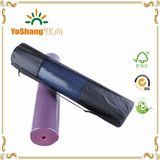 Wholesale Black Nylon Waterproof Yoga Mat Bag with Outside Mesh Pocket