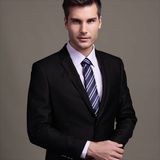 Custom 100% Wool Men's Suit (MTM130048)