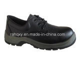 Low Cut Ankle Smooth Leather Safety Working Shoes (HQ05071)