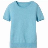 Cotton Polyester Sports Wear T-Shirt for Girls