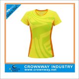 Short Sleeve Sublimation Yellow Sport T Shirt